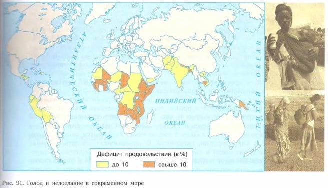 Голод и недоедание в современном мире